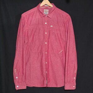 Cult of Individuality Made in USA  Handmade HANK WORKSHIRT - Red - Sz M*